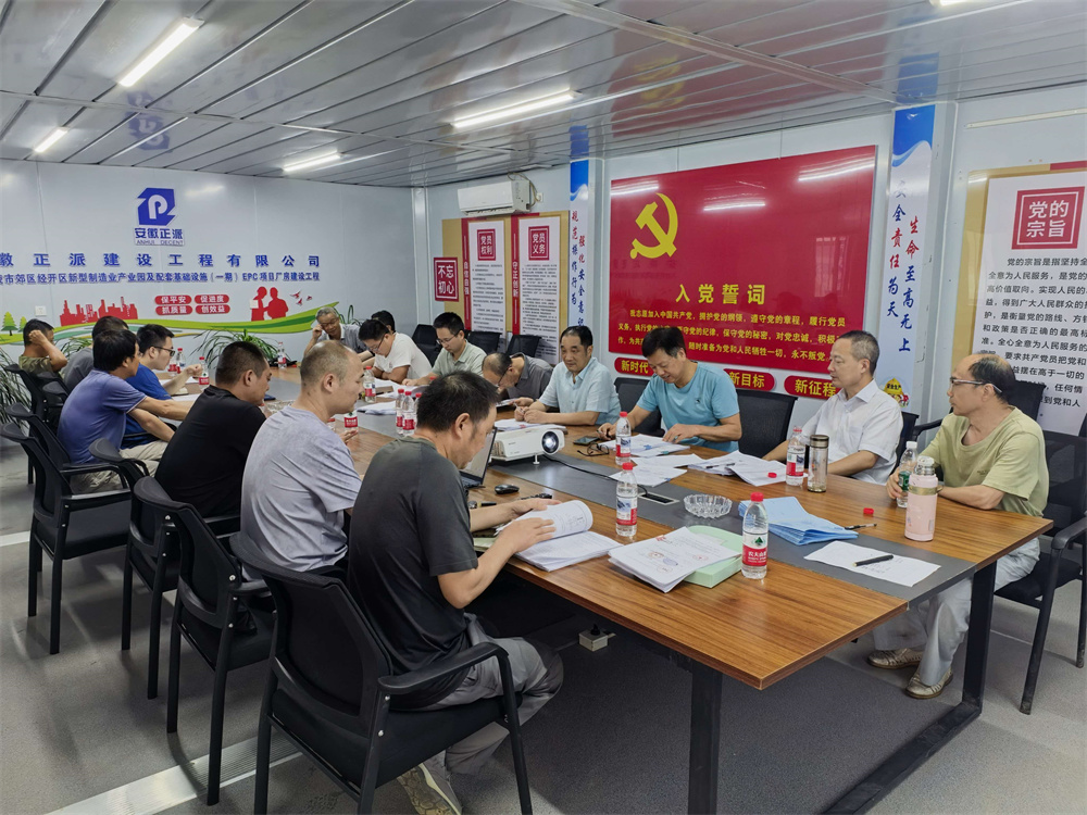 铜陵市郊区经开区新型制造业产业园及配套基础设施(一期)EPC项目深基坑支护及盘扣式高支模专项施工方案专家论证会